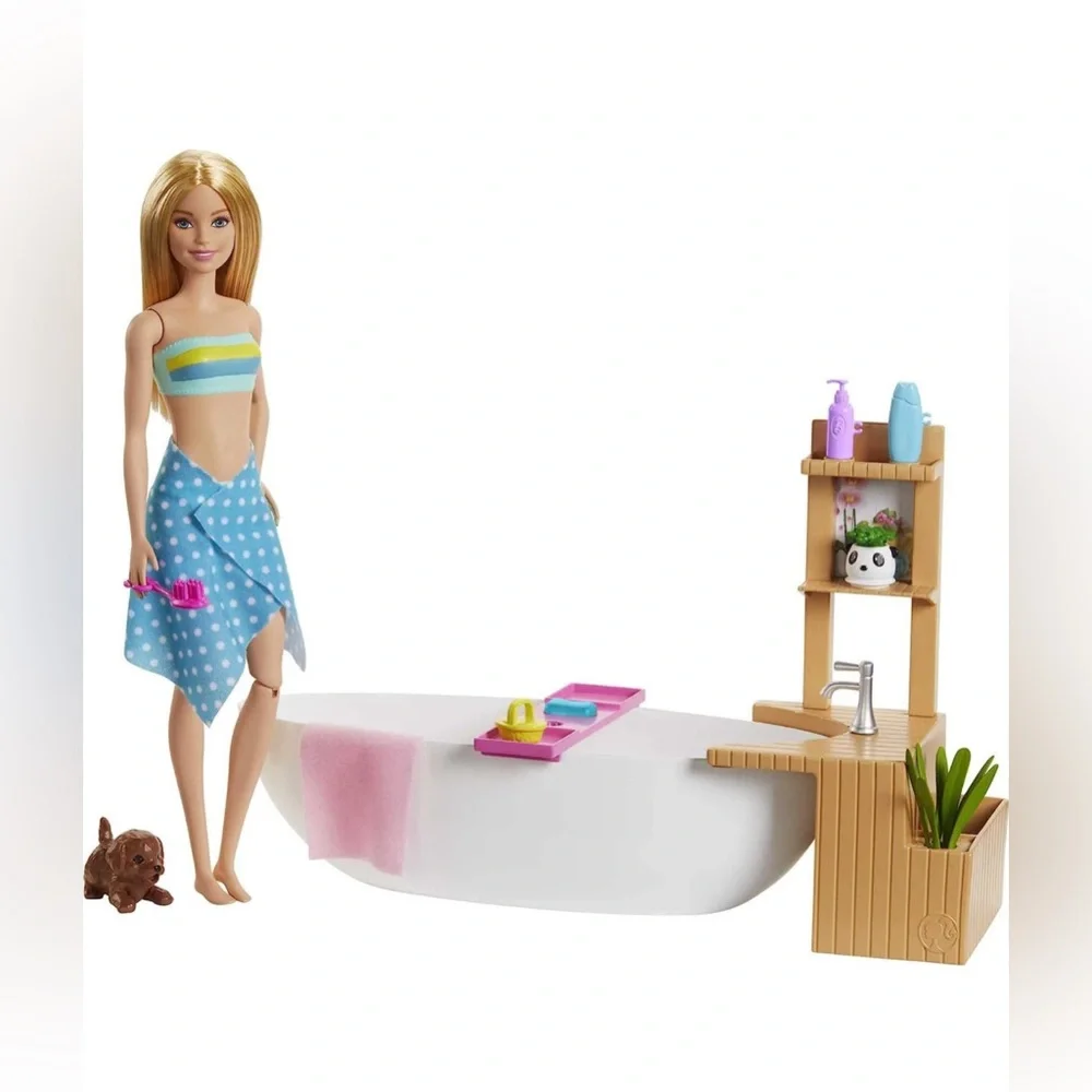 Barbie ​Fizzy Bath Doll & Playset NWT - Picture 2 of 9